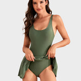 👙Last Day Sale💃 Women's One Piece Tummy Control Tie Knot Swimsuit