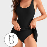👙Last Day Sale💃 Women's One Piece Tummy Control Tie Knot Swimsuit
