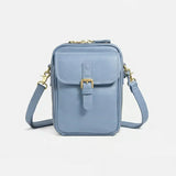 Women’s Compact Leather-Look Crossbody Handbag